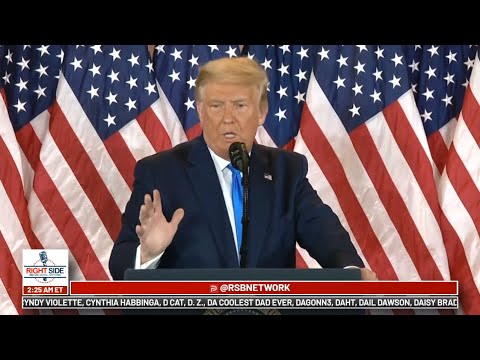 LIVE: PRESIDENT TRUMP MAKES A STATEMENT ON ELECTION NIGHT