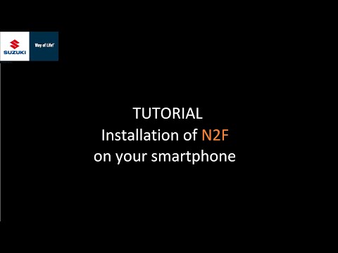 Tutorial : installation of N2F on your smartphone
