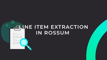 Line Item Extraction in Rossum