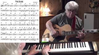 THE DUKE ( Brubeck ) - Jazz guitar & piano cover ( Dave Brubeck )