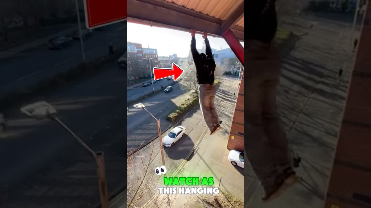 He Just CHEATED Death Like It’s a Game! 😳 #shortsfeed #viral #parkour