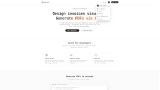 make-bill: an api-first pdf generator