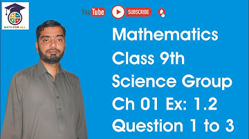Matrices Class 9 Maths Chapter 1 Exercise 1.2 Question No. 1 to 3. Types of matrices
