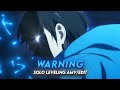 Xanakin warning  sung jin woo solo leveling amvedit