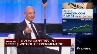 Disruptive Innovation Series: Amazon CEO Jeff Bezos on Importance of Experimentation