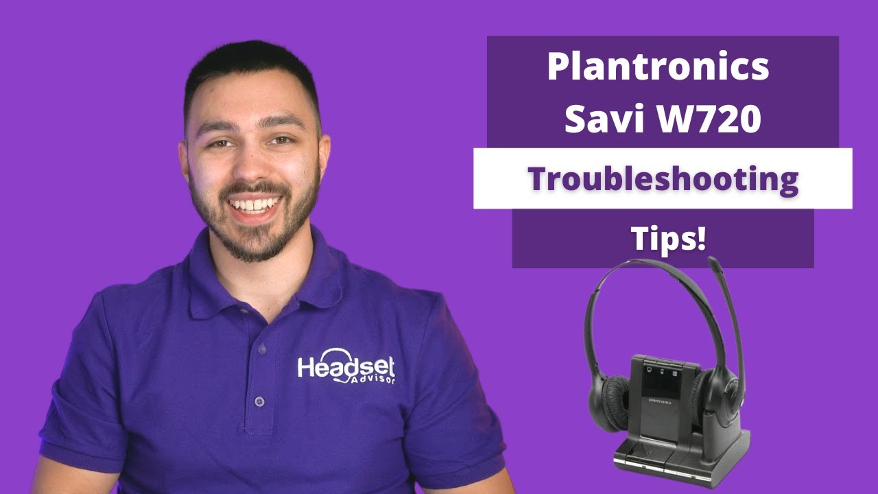 Plantronics Savi W720 Troubleshooting Tips! - YouTube