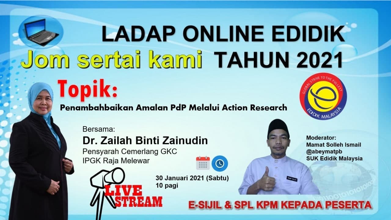 Ladap Online Anjuran Edidik Malaysia