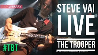 tbt Steve Vai  2009  The Trooper Iron Maiden  London International  Show