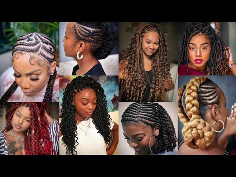 New & Latest Braiding Hair Hairstyles for Black Women 2022 #2 - YouTube