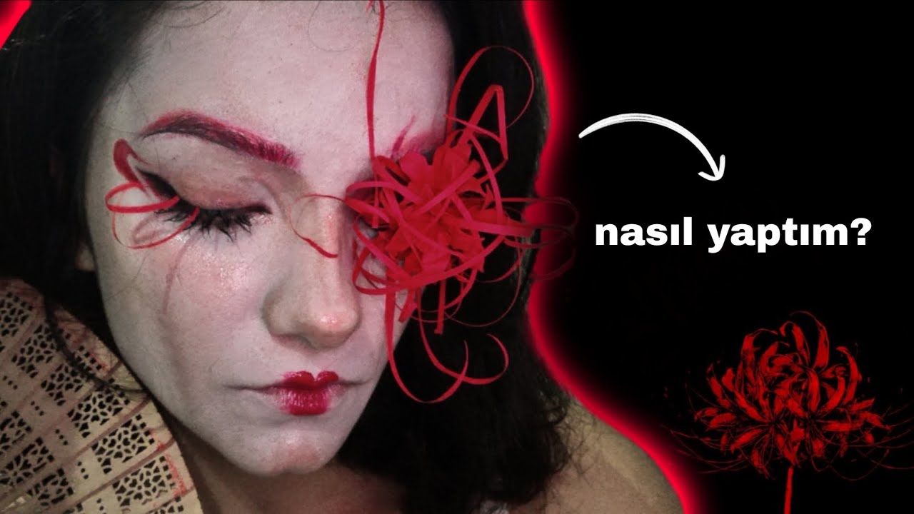 Higanbana çiçeğimi nasıl yaptım?