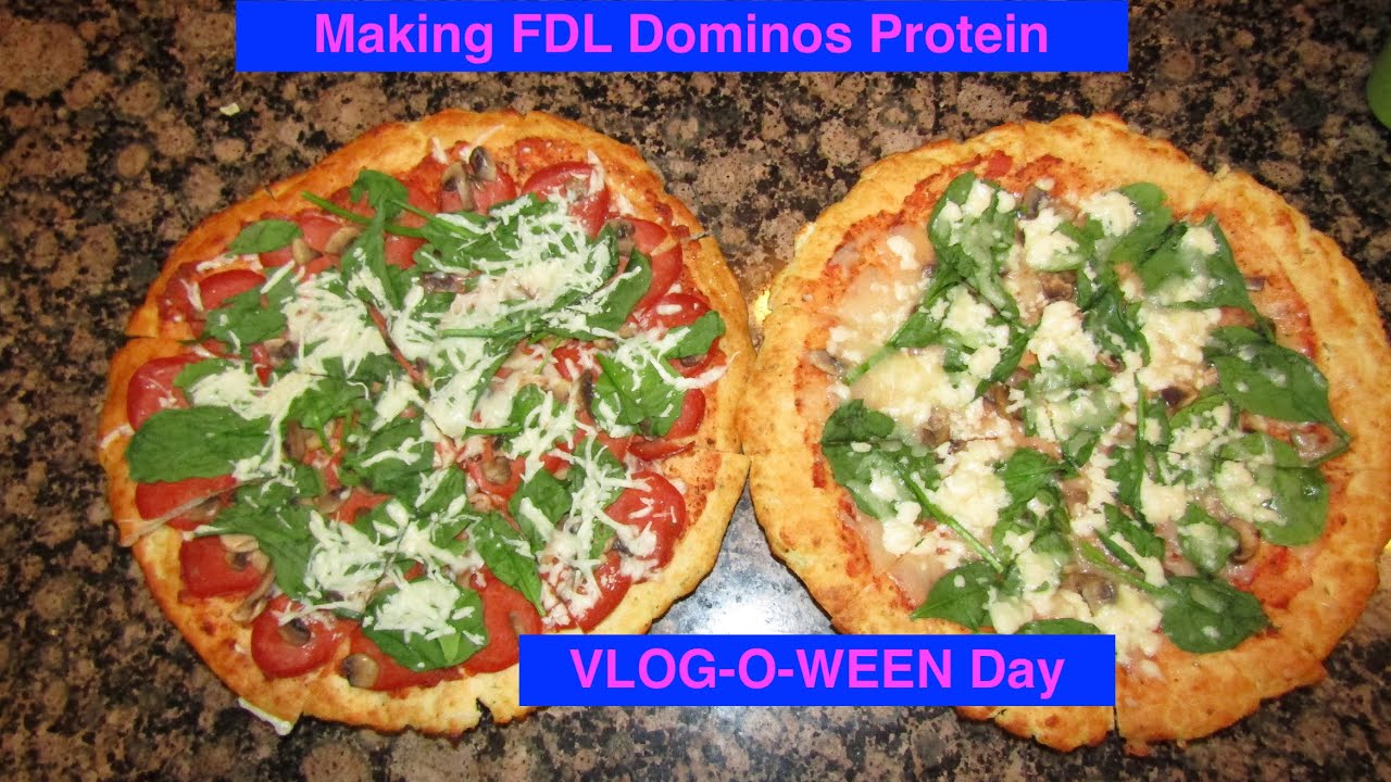 VLOG-O-WEEN Day 20 - Making FDL's Dominos Protein Pizza Crust