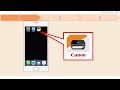 Enabling printing from a smartphone (iOS) - 1/2 (TS5100 series)