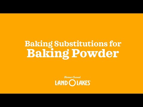 Video: What Can Replace Baking Powder
