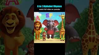 A to Z Alphabet Song for Kids 🎵 | ABCD Fun Learning Rhymes | Dance & Sing Along for Children 🌈✨