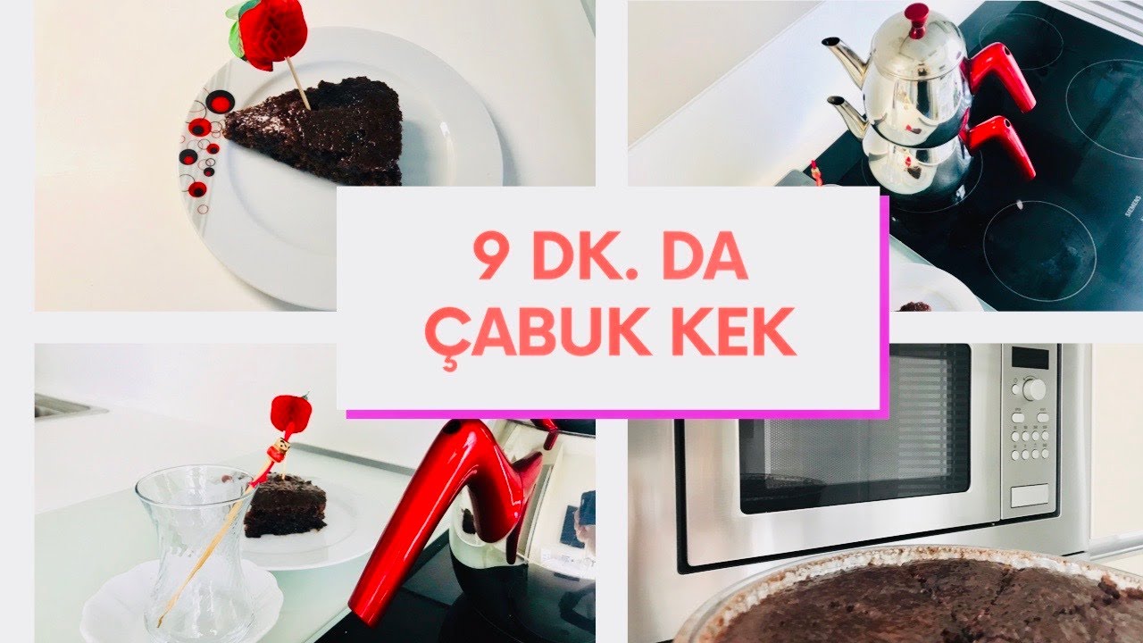 9 DAKİKADA MİKRODALGA KEK /MUHTEŞEM ISLAK KEK YouTube