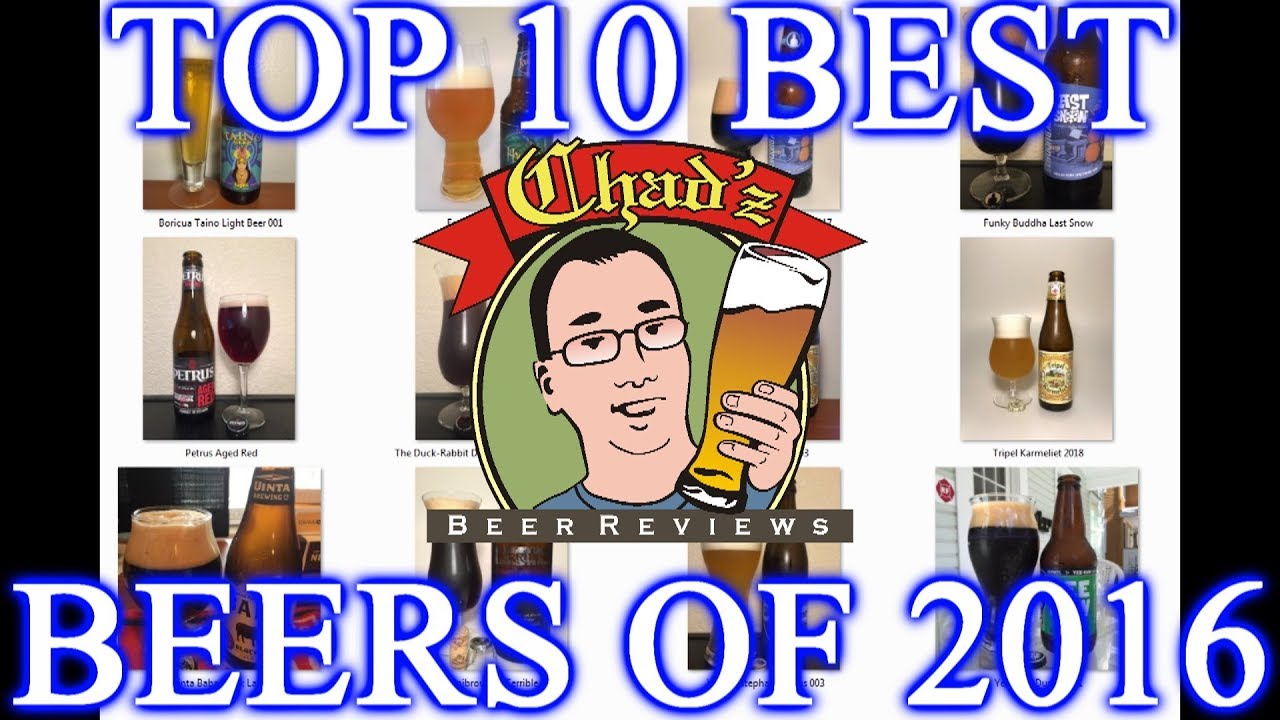 Top 10 Best Beers of 2016 YouTube