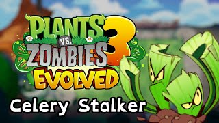 Plants Vs. Zombies 3 Evolved - Unreleased Plant Celery Stalker Gameplay