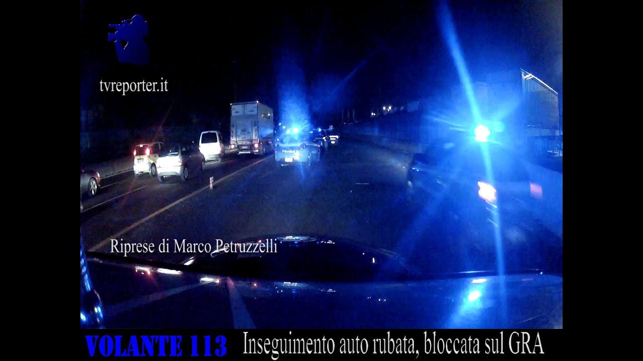 Inseguimento in diretta, arrestato #VOLANTE113
