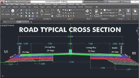 Transportation Engineering 2.2 (Highway Cross Section Elements: Typical Cross Section TCS)