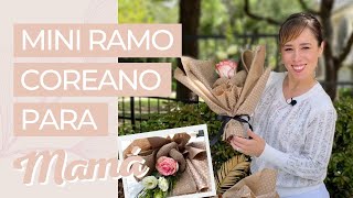 🌼Ramo con PAPEL COREANO Fácil🌼Tutorial-PASO A PASO-🔵como hacer