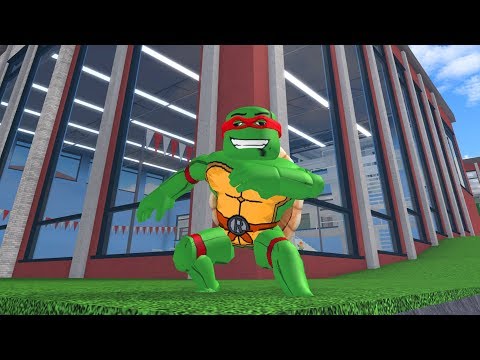 How To Be A Teenage Mutant Ninja Turtle In Robloxian Highschool Youtube - teenage mutant ninja turtle costume shirt t shirt roblox