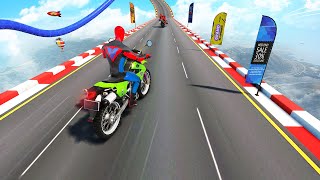 Superhero Motorbike Stunt Race - Motorcycle Games | Android Gameplay P10 screenshot 2