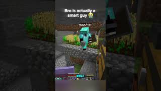 Egg is actually a smart guy #minecraft #trending #minecraftshorts #gaming #unstablesmp #unstable