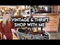 Thrift shop with me  highend home decor on a budget