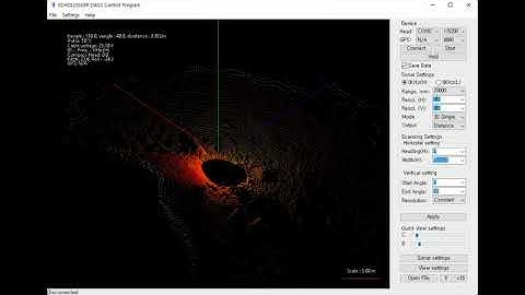 Echologger DASS710 (3D scanning sonar) deployed on the underwater holder stand