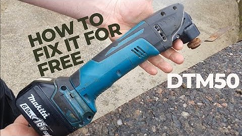 Makita DTM50 multitool not working? TRY THIS!!! #powertools #repair #makita #trending