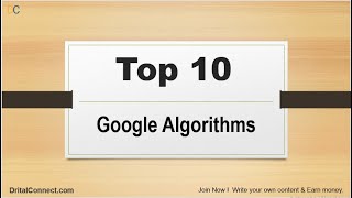 Top 10 Major Google Algorithms