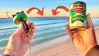 Underwater Surf Fishing Video Using Corn For Bait!