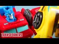 Optimus Prime Fights Bumblebee! | NEW Stop Motion | FULL Episode | Transformers Official