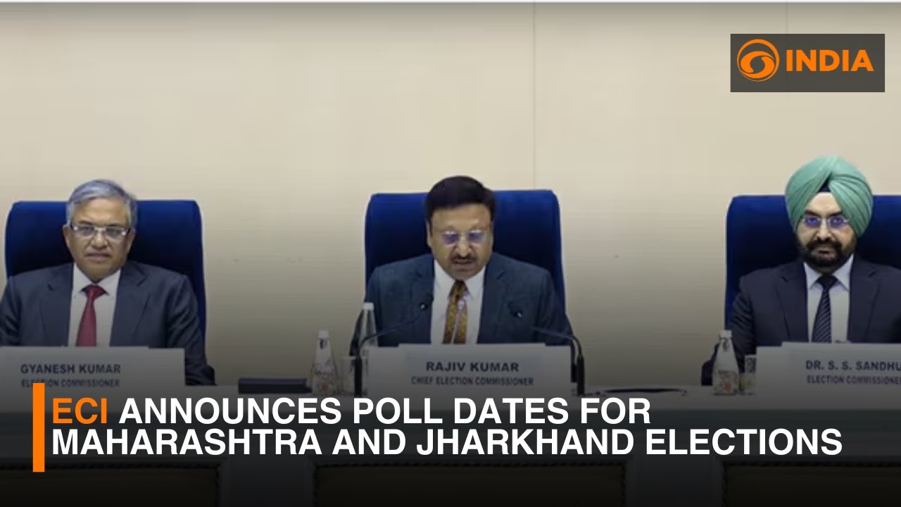 ECI announces Poll dates for Maharashtra and Jharkhand Assembly ...