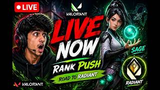 🔴 LIVE Valorant Rank Push | Sage Gameplay 💚 Road to Radiant 🔥 Tamil