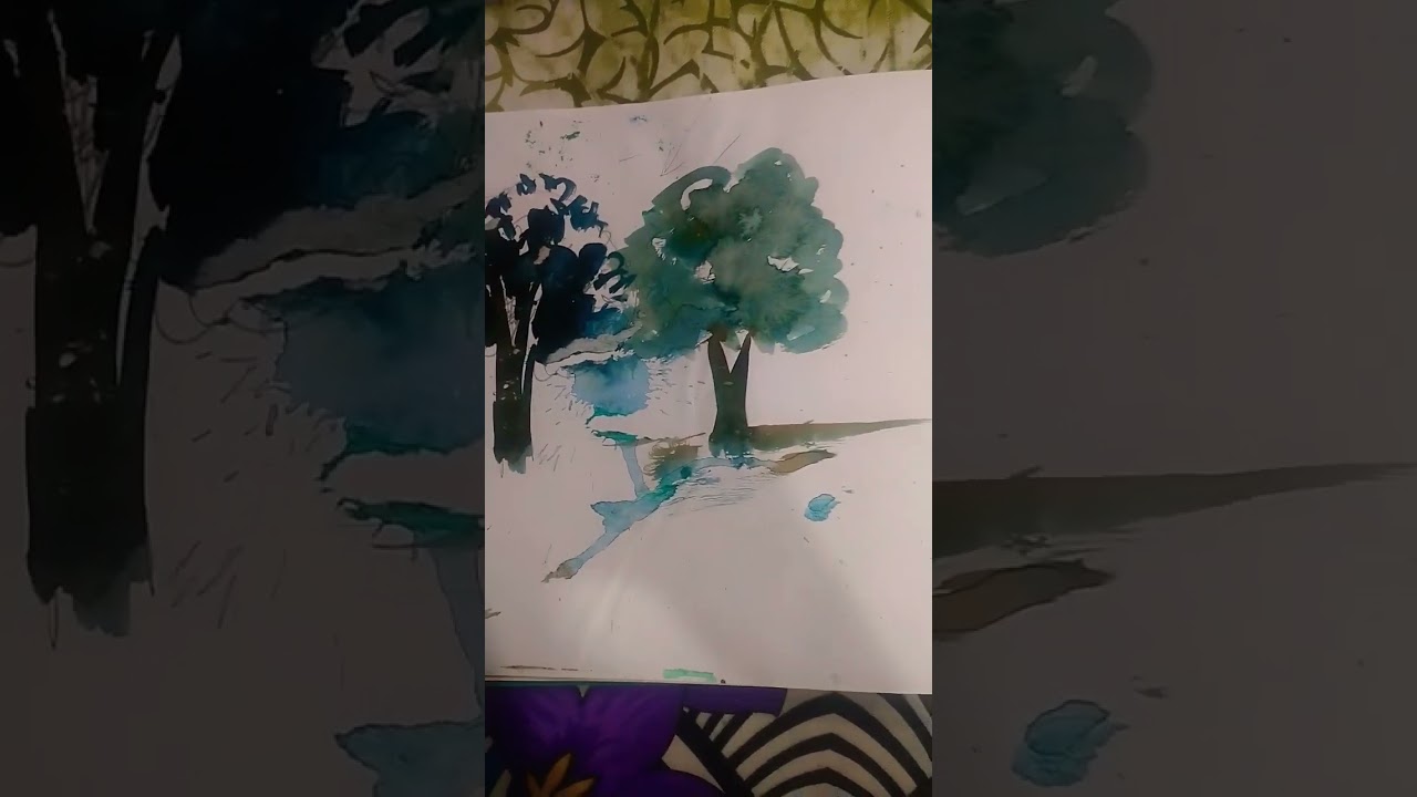 Draft tree painting 🎨🖌️