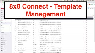 8x8 Connect - Creating SMS Templates