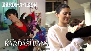 Crazy Pets, Tipsy Moments & Family Therapy on Keeping Up With The Kardashians | KardsAThon | KUWTK
