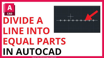 How to Divide a Line Into Equal Parts in AutoCAD