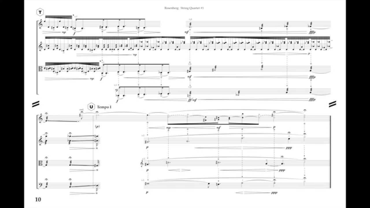 Jason Carl Rosenberg - String Quartet #1 (JACK String Quartet)