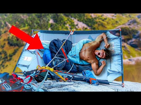 JE PASSE UNE NUIT SUSPENDU DANS LE VIDE (dormir sur un Portaledge) ?