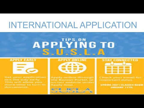 SUSLA International- How to Apply-  guide by International Affairs (only).