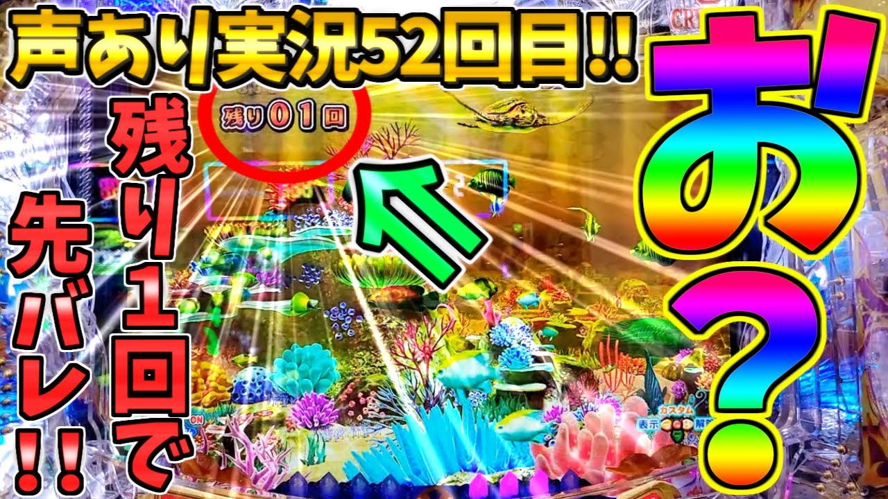 【新台】【パチンコ】PA大海物語5ブラックLT99ver / 声あり実況52回目!!ST残り1回で先バレが発生!!まさかの事態にワクワクが止まらない男【どさパチ 788ページ目】