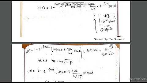 Module 3: V8: Response of underdamped second order system for unit step input  continuation