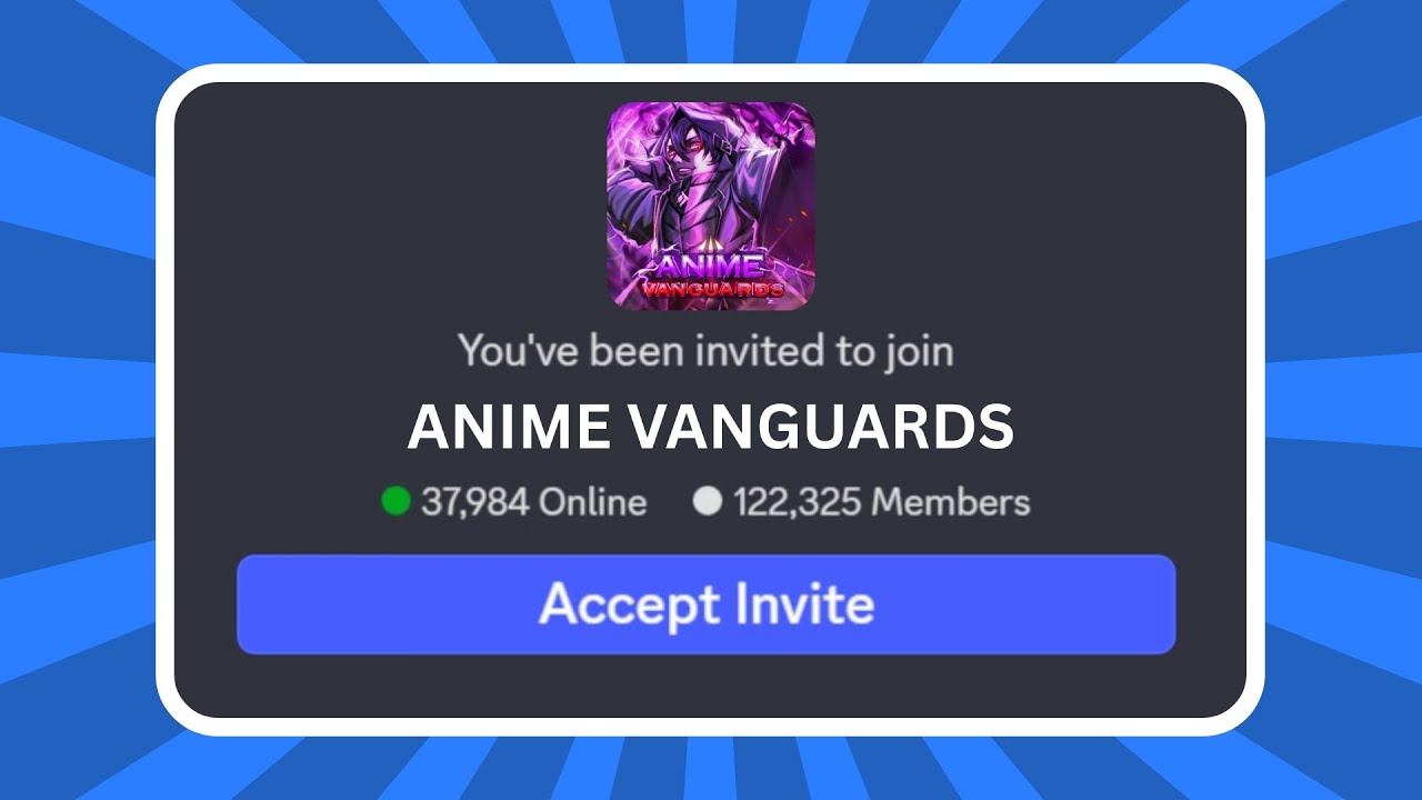 How To Join ANIME VANGUARDS Discord Server Roblox PC Mobile YouTube 