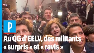 Les militants EELV « surpris » et « ravis » des résultats