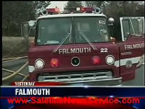 FALMOUTH, MA- Cable Guys Rescue Woman from house F...