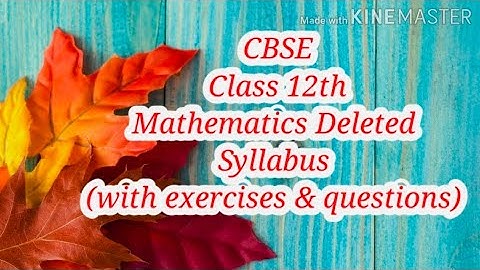 CBSE class XII revised syllabus for 2020-2021 | 30% reduction in syllabus