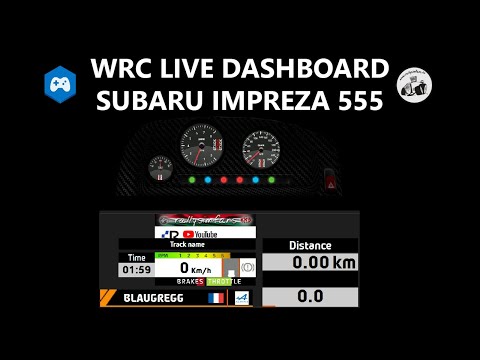 RBR - WRC LIVE Dashboard / Subaru 555 / RallySimFans