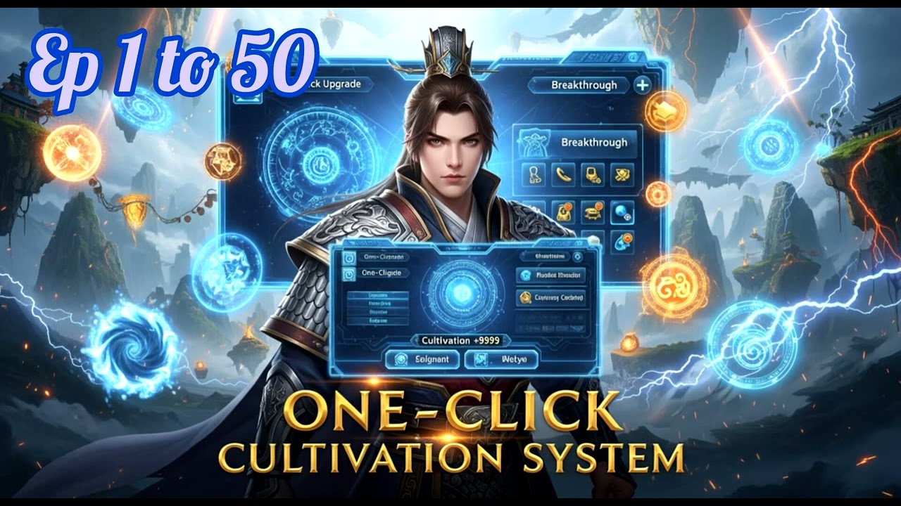 One-click cultivation system episode 1 tp 50.#systemstory 